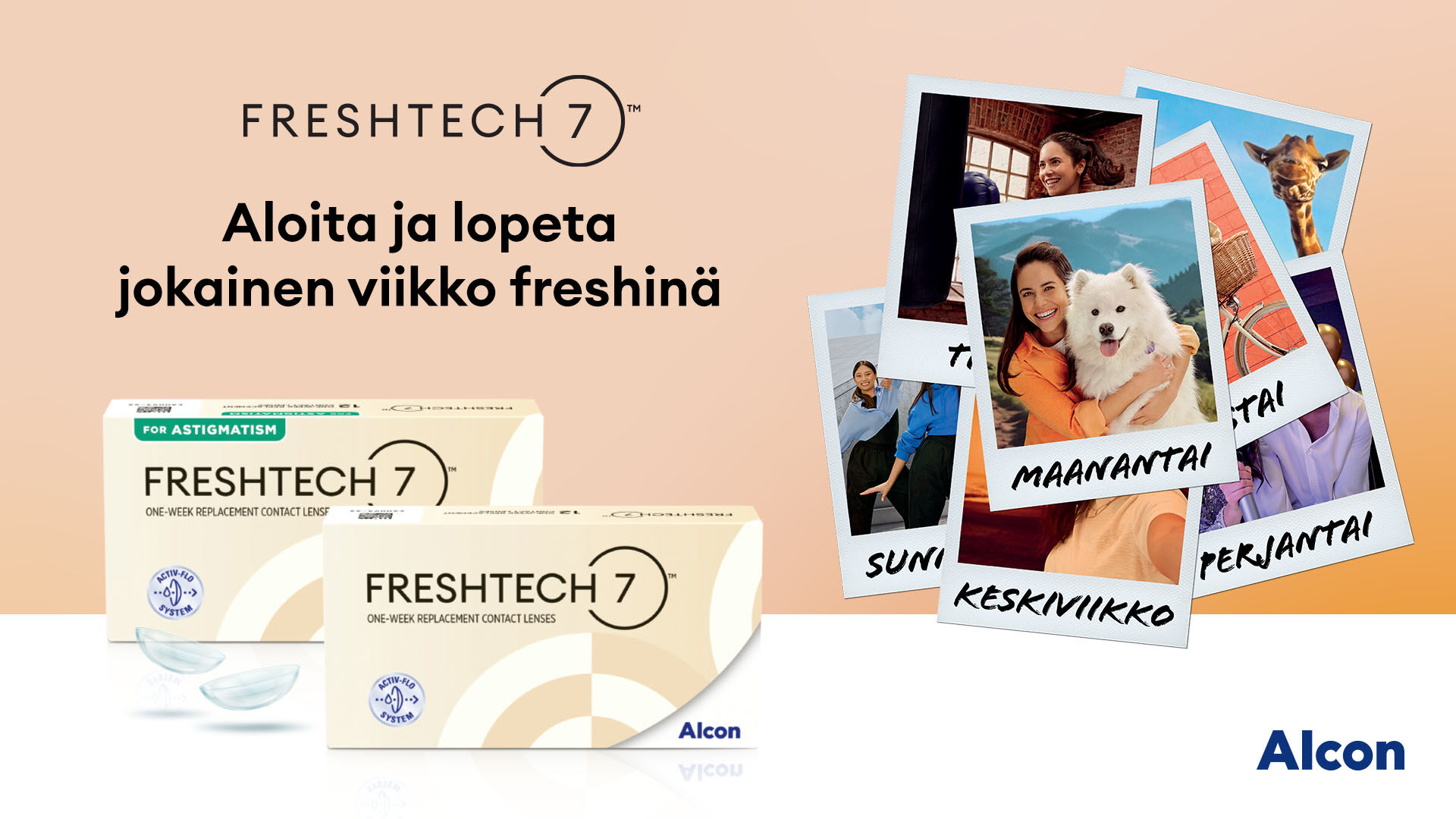 Freshtech 7 viikkopiilolinssit
