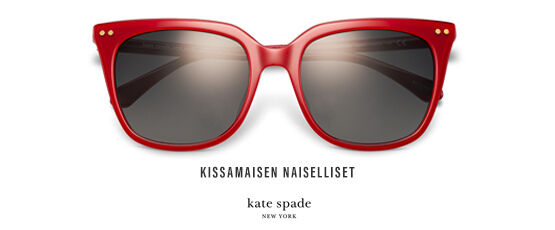 Kissamaisen naiselliset kate spade -aurinkolasit