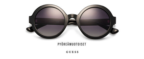 Pyöreämuotoiset Guess-aurinkolasit