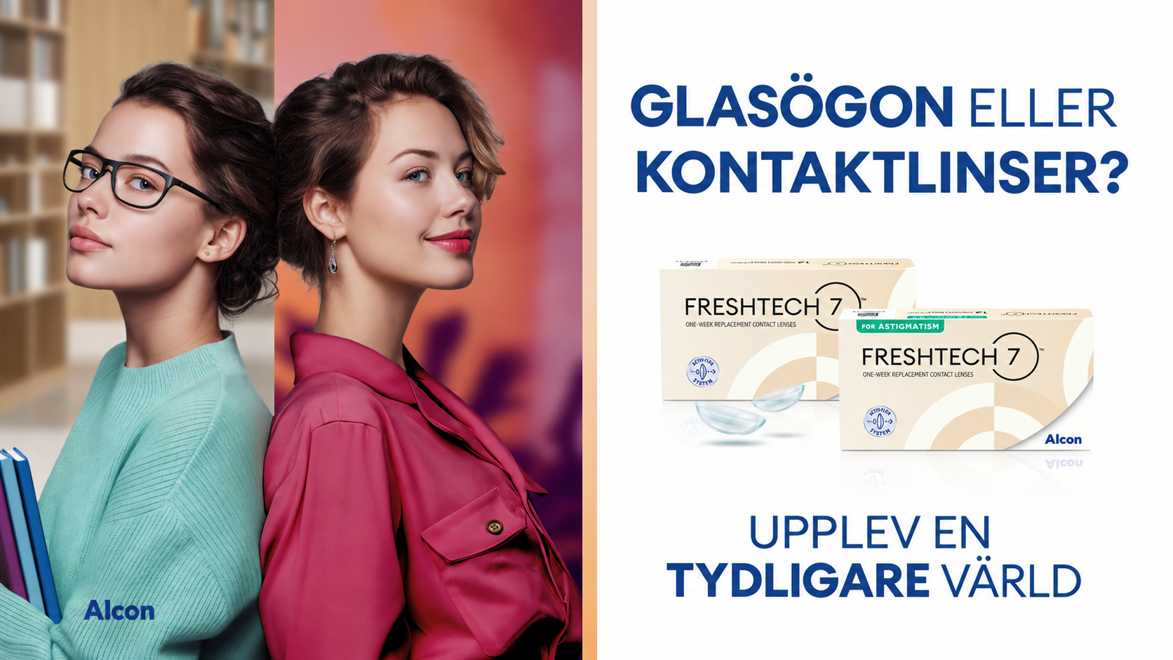 Erbjudande p&aring; utprovning av kontaktlinser.