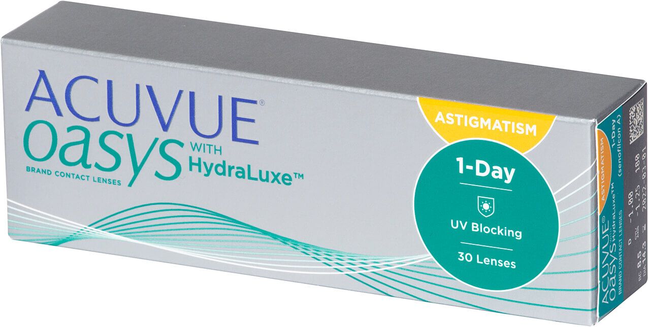 Acuvue Oasys 1-Day with Hydraluxe for Astigmatism