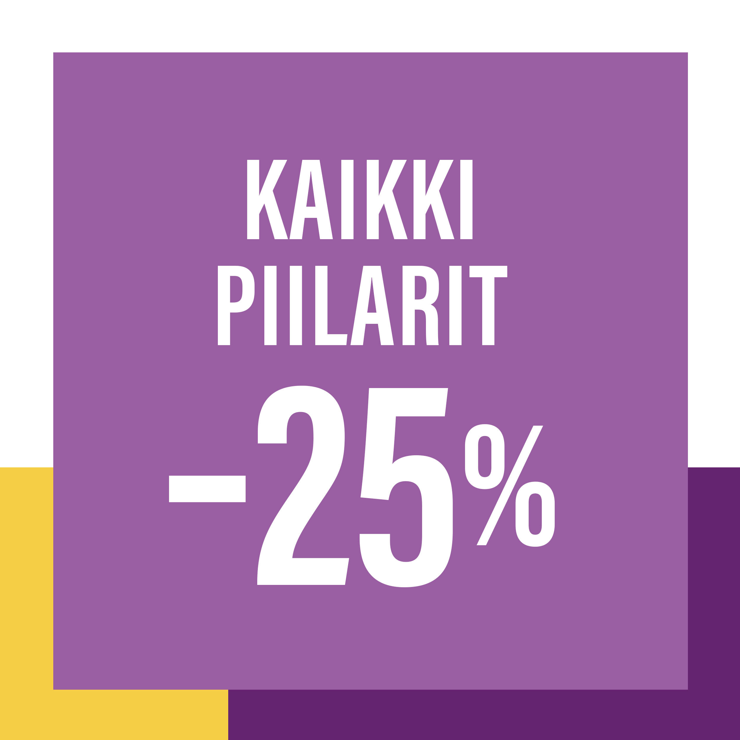 Piilarit -25 %