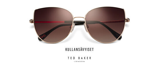 Kullans&auml;vyiset Ted Baker -aurinkolasit 