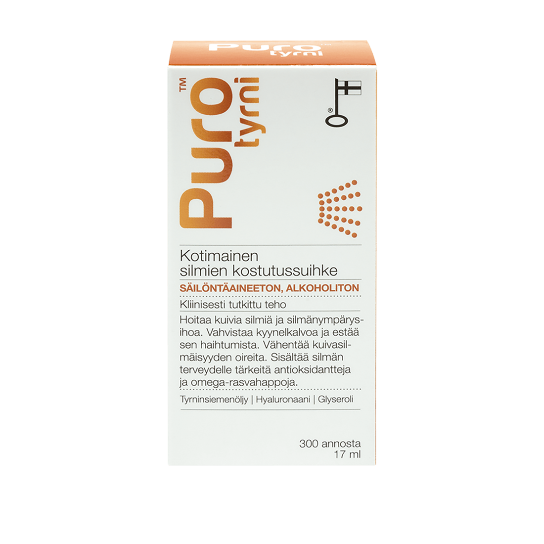 Puro Tyrni kotimainen silmien kostutussuihke 17ml