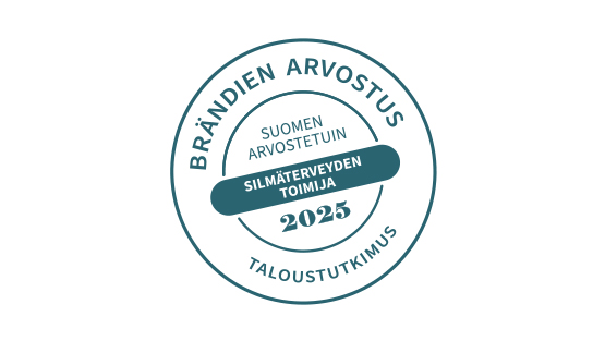 Suomen arvostetuin silmäterveyden toimija 2025
