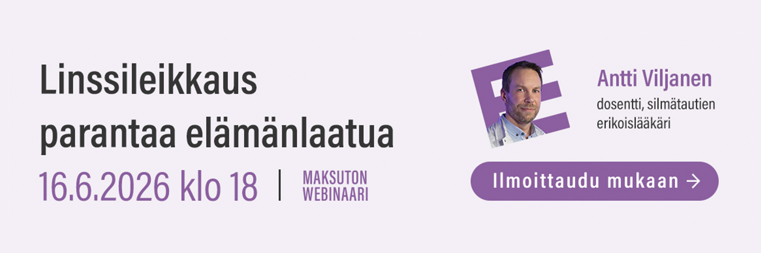 Linssileikkauswebinaari