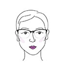 Nylor-kehykset timantinmuotoisille kasvoille